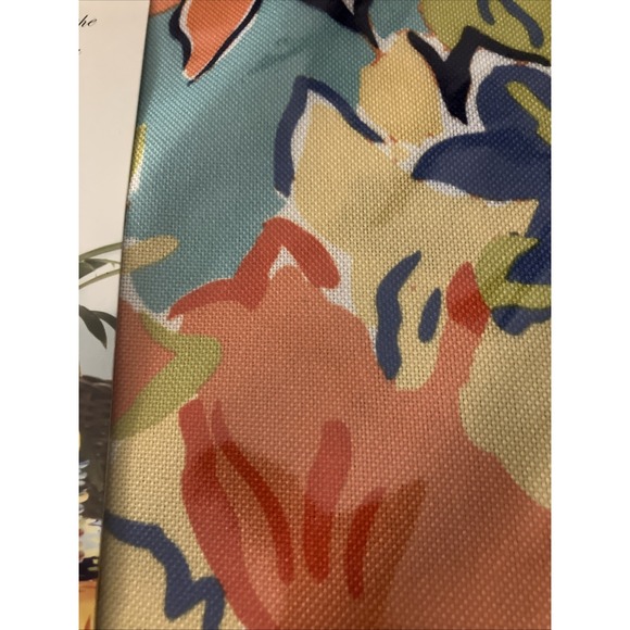 NIP!‎ Fiesta Indoor Outdoor Fabric Tablecloth  70" Round - Picture 4 of 4